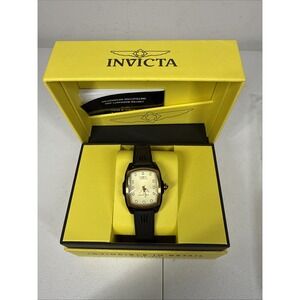 INVICTA Lupah Lady 34.5mm Stainless Steel Black Champagne dial PC21 Quartz 36878